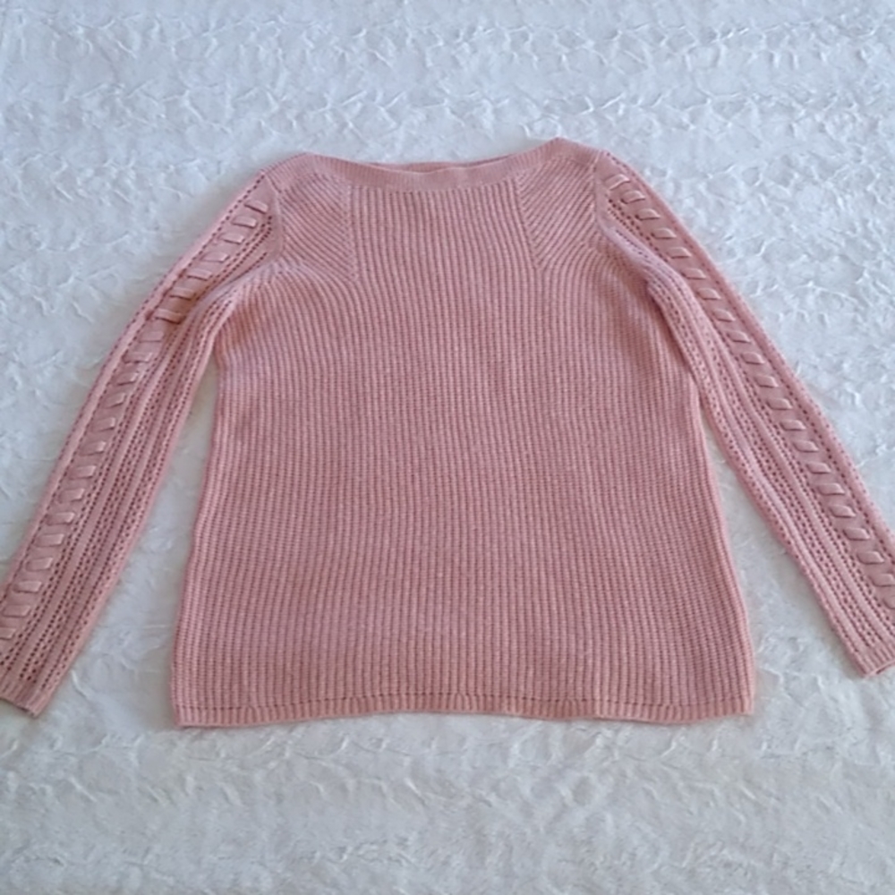 St. John's Bay Pink Ribbed Sweater